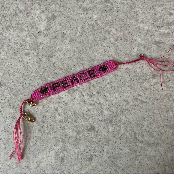 JUICY COUTURE vintage pink beaded bracelet - Picture 3 of 3